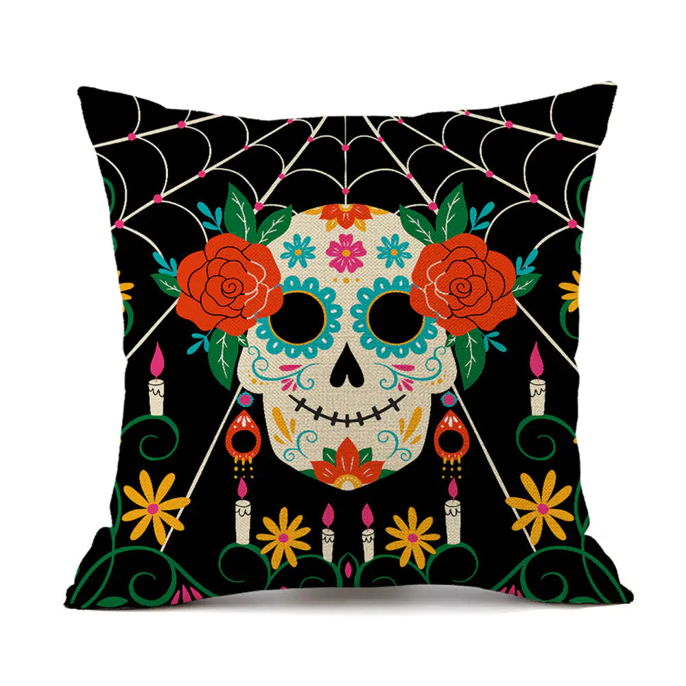 Halloween Horror Theme Printed Pillowcase