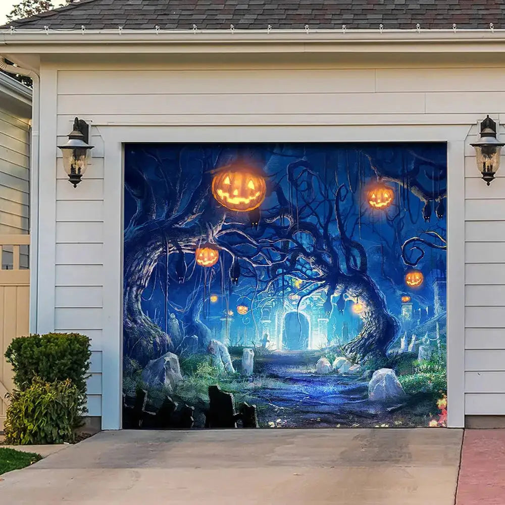 Halloween Garage Door Covers