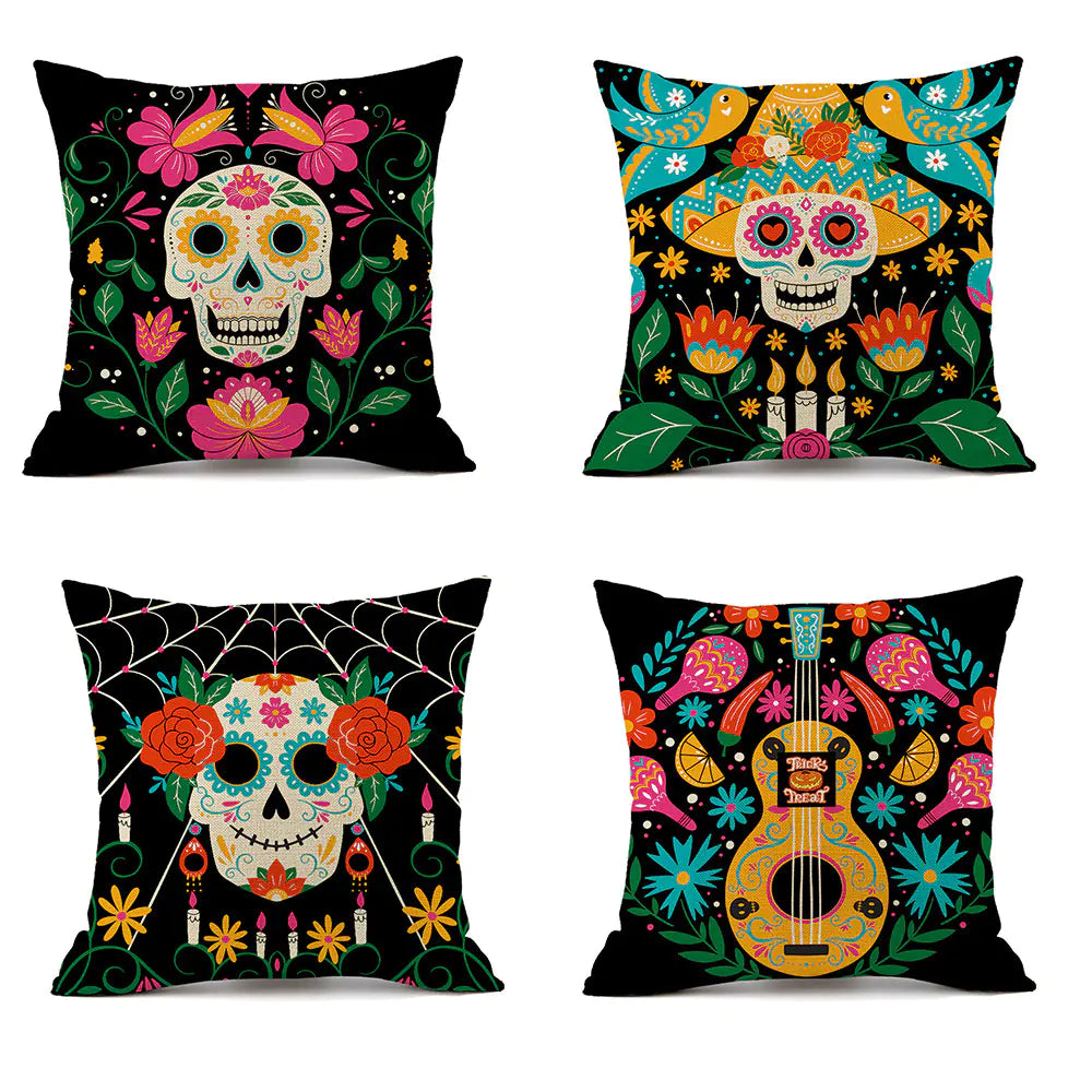 Halloween Horror Theme Printed Pillowcase