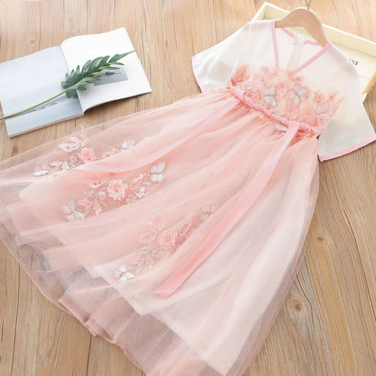 Girls' Hanfu Costumes - Summer Chinese Style Dresses