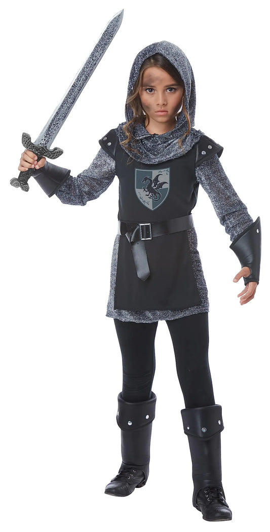 California Costumes Girls Noble Knight Outfit Large