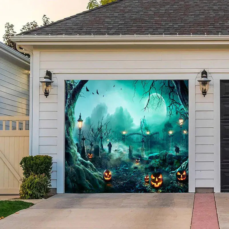 Halloween Garage Door Covers