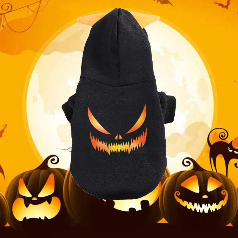 Halloween Pumpkin Sweater for Dogs