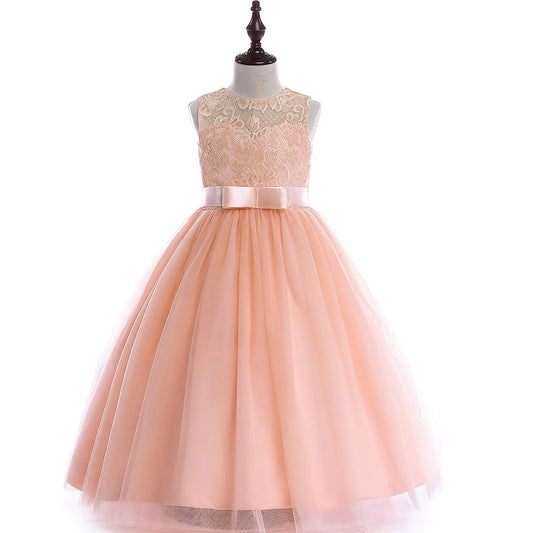 Big Kids Lace Pettiskirt Wedding Dress Costumes